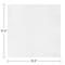 Fashnpoint 15.5" x 15.5" FashnPoint White Dinner Napkins Flat Pack PK 750 PK FP1300 - alternate 2